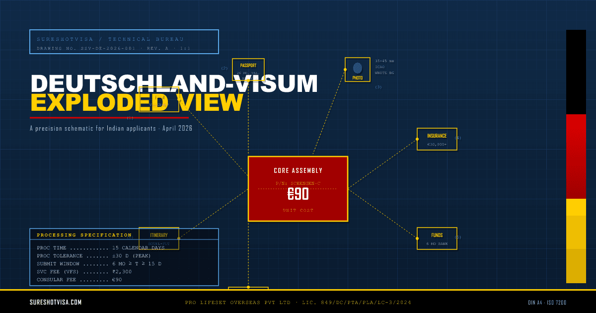 The German Visa, Engineered. A Precision Blueprint. — SureshotVisa guide