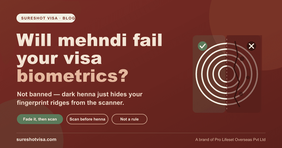 Does Mehndi Affect Visa Biometrics? Henna & Fingerprints — visa guide cover image