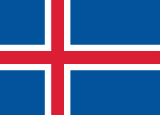 Iceland flag — visa destination